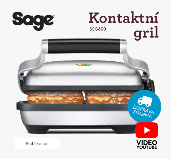 Kontaktní sendvič gril SAGE SSG600
