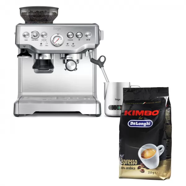 Espresso SAGE BES875BSS + ZRNKOVÁ KÁVA