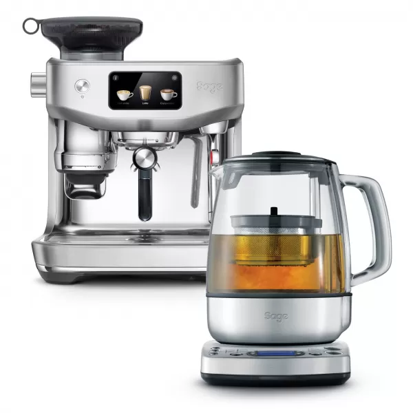 Espresso SAGE SES985BSS + Konvice Sage BTM800BSS